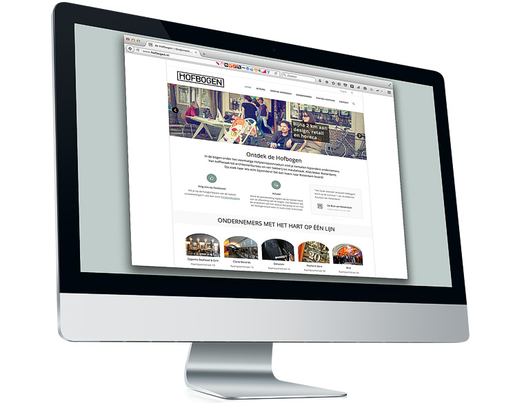 Hofbogen ondernemer: Miesman design, website