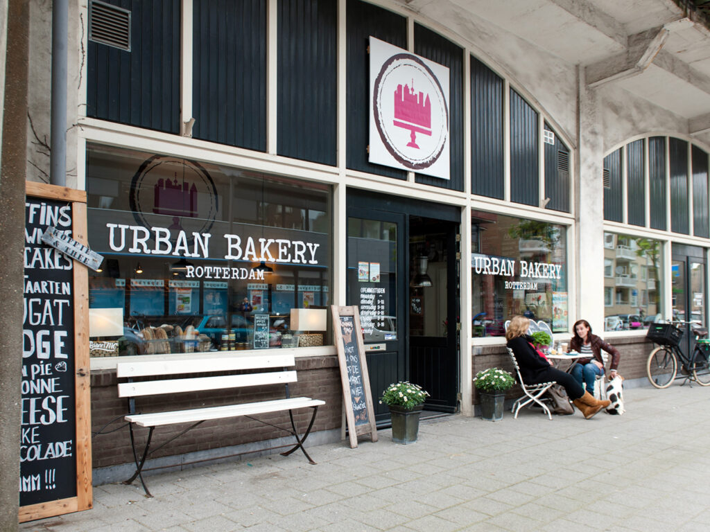 Hofbogen ondernemer: Urban Bakery, Terras