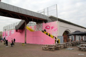 Pink Wall Rotterdam Hofbogen