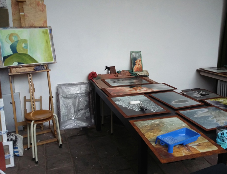 Ondernemer Hofbogen: Ateleir Agnes Westerduin, Schilderen